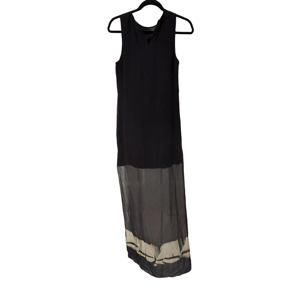 Halston Heritage Silk Hi-Low Dress - Picture 4 of 5